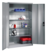 Stahlschrank 8931-052 S10279 lichtgrau 120,0 x 50,0 x 195,0 cm, aufgebaut